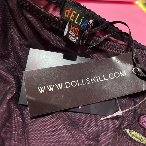 Dolls Kill dELiA*s Reckless Serenade Mini Skirt XS NWT - Picture 10 of 13